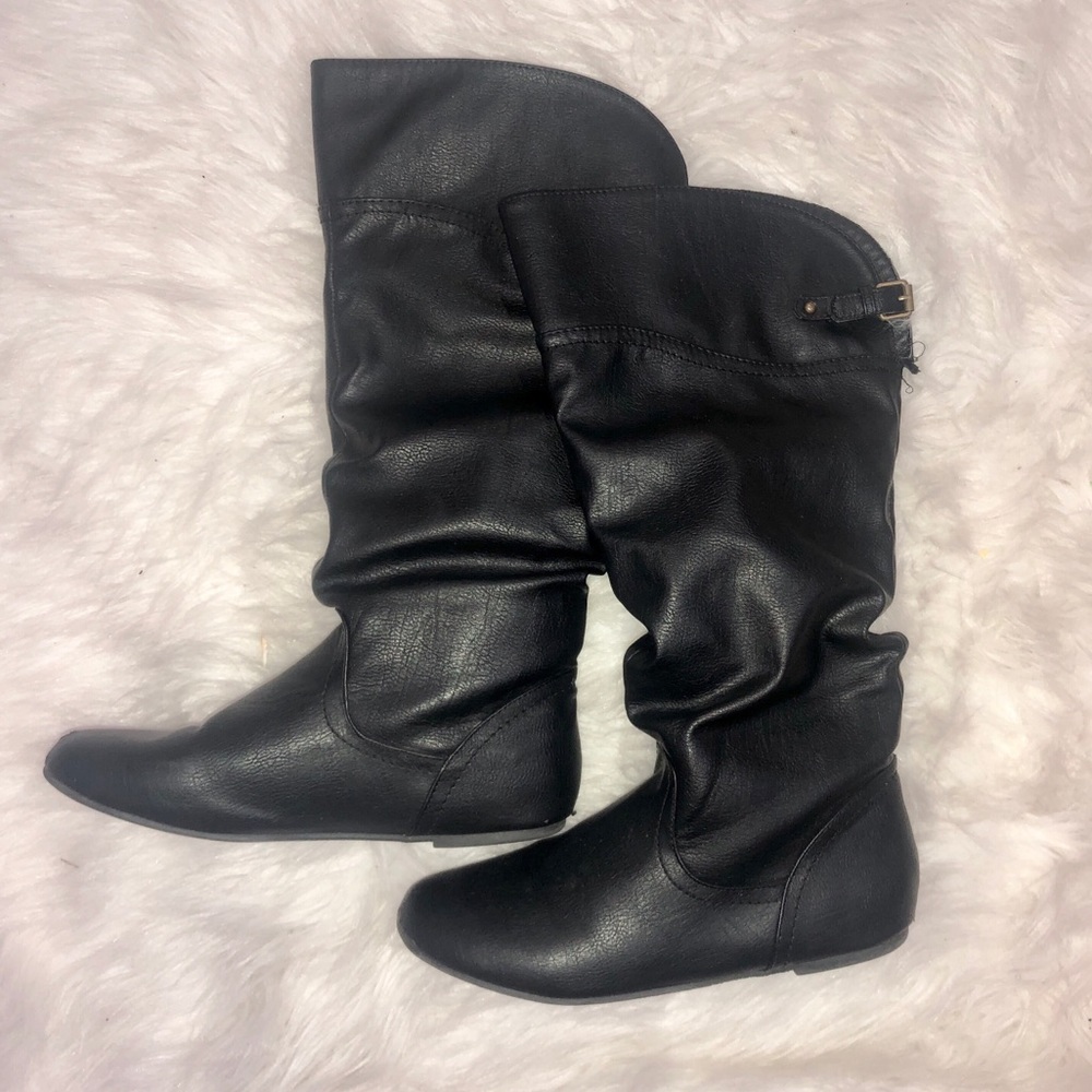 Black boots